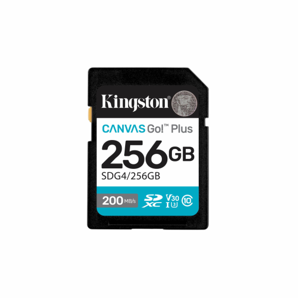 Kingston Canvas Go! Plus - Paměťová karta flash - 256 GB ...
