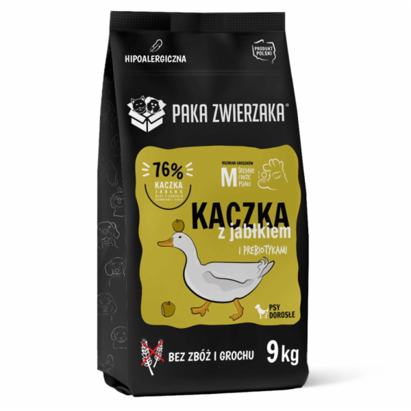 PAKA ZWIERZAKA Duck with apple M - suché krmivo pro psy -...