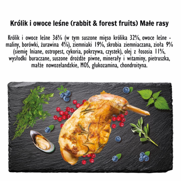 PAKA ZWIERZAKA Rabbit with forest fruits S - suché krmivo...