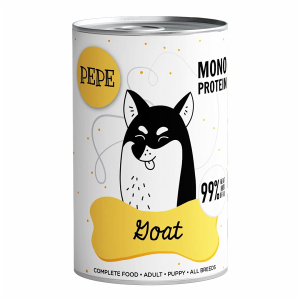 PAKA ZWIERZAKA Pepe Goat - vlhké krmivo pro psy - 400g