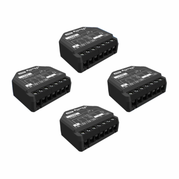 Shelly 2PM Gen3 sada 4 ovladačů WiFi/Bluetooth