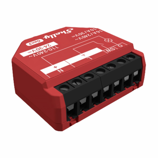 Shelly 1PM Gen3 sada 4 ovladačů WiFi/Bluetooth