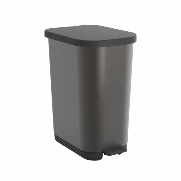 ROTHO Ribo Graphite - odpadkový koš s pedálem – 35l