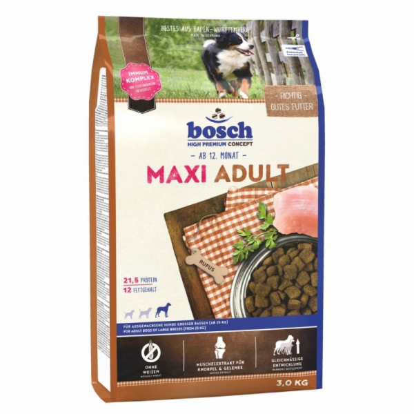 BOSCH Maxi Adult - suché krmivo pro psy - 3 kg