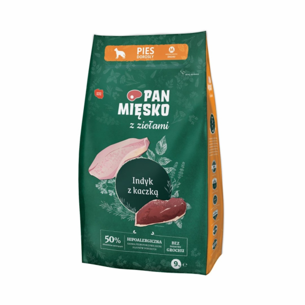 PAN MĘSKO with Herbs Turkey with duck M - suché krmivo pr...