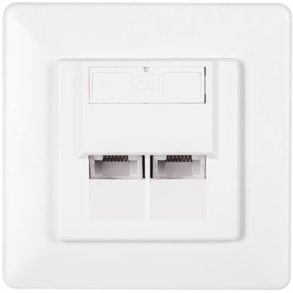 NETRACK 106-24 complete flush-mounted outlet 2xRJ45 8p8c ...