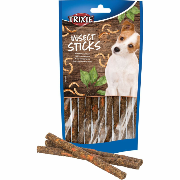 Trixie Insect Sticks, hmyzí párky, pro psy, 80 g