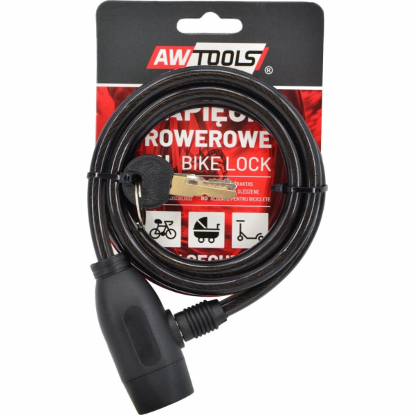 AWTOOLS BIKE LOCK 8 x 120cm