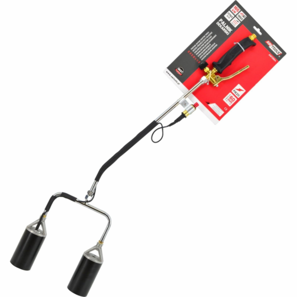 AWTOOLS DLOUHÁ STŘEŠNÍ HOŘÁK SE DVĚMA TRYSKAMI - PIEZO