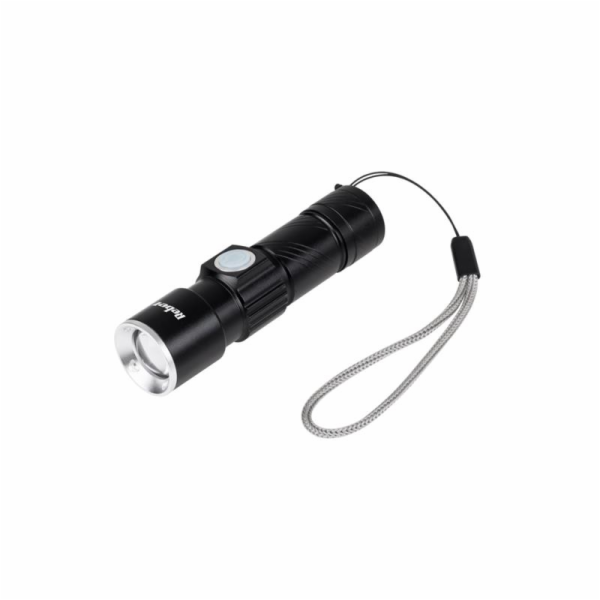 Rebel Latarka aluminiowa 3W (ZOOM, wtyk USB)