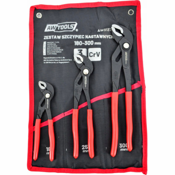 AWTOOLS NASTAVITELNÉ KLEŠTĚ SET 3ks. (7/10/12)