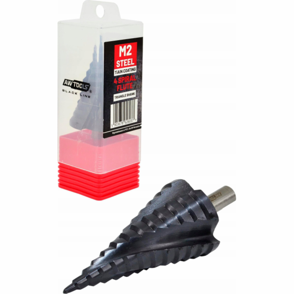 AWTOOLS KROKOVACÍ VRTAČKA SPIRÁLA M2-TiAlN / 4-12 / BL