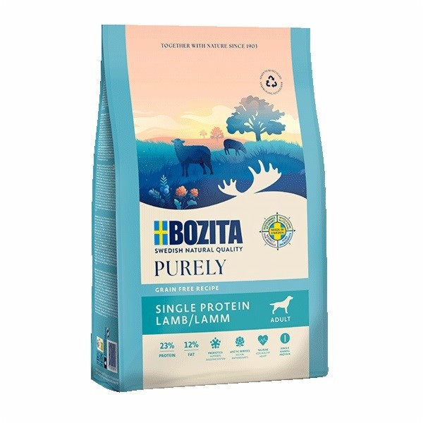 BOZITA Purely Adult Lamb - suché krmivo pro psy - 2,5kg