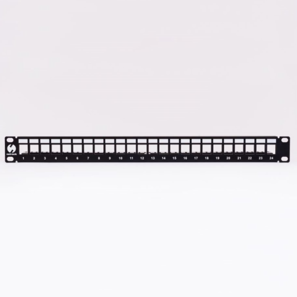 NETRACK 104-20 patch panel keystone 19 24-ports UTP with ...