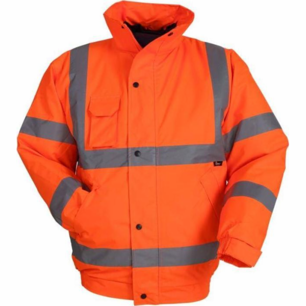 KRÁTKÁ BUNDA VIZWELL VÝSTRAHA ORANŽOVÁ XXL VWJK04O/XXL VI...