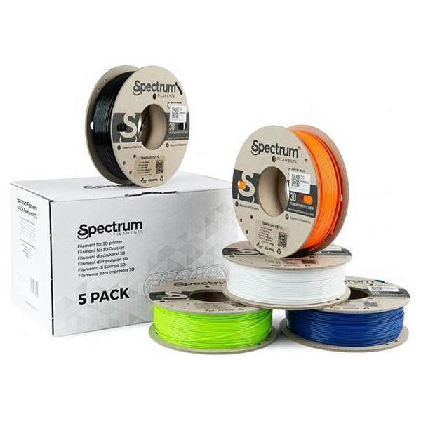 Spectrum Spectrum 3D vlákno, Premium PET-G, 1,75 mm, 5x25...