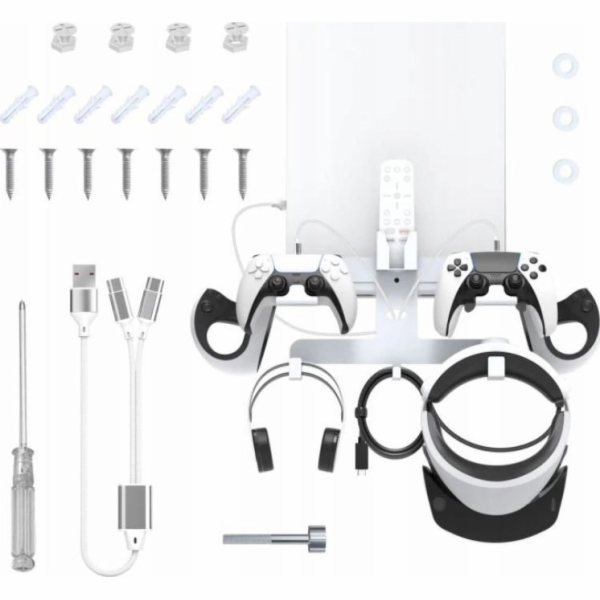 Držák na stěnu JYS pro Sony Playstation 5 Ps5 + Vr2 / P5163