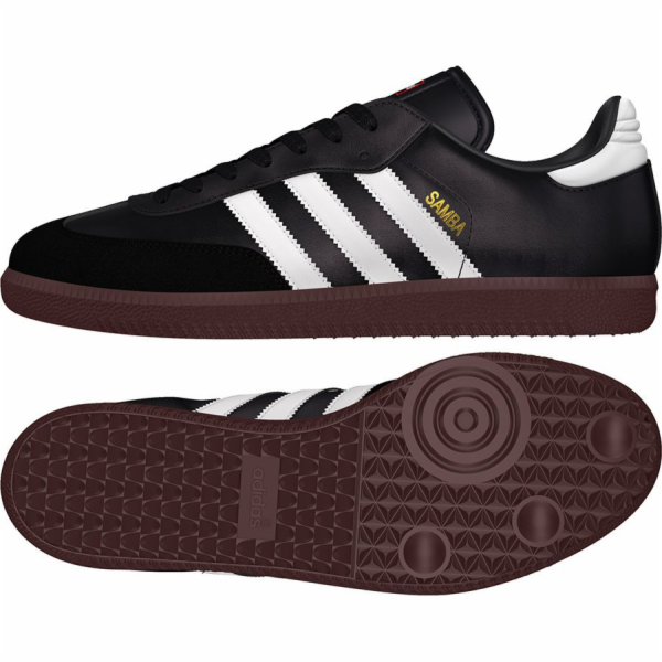 Kopačky Adidas Samba IN černé vel. 46 2/3 (019000)