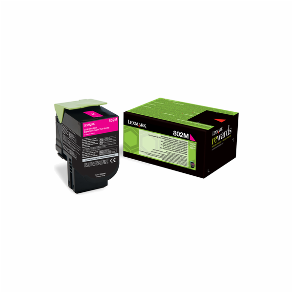 Originální purpurový toner Lexmark 80C20M0 (80C20M0)