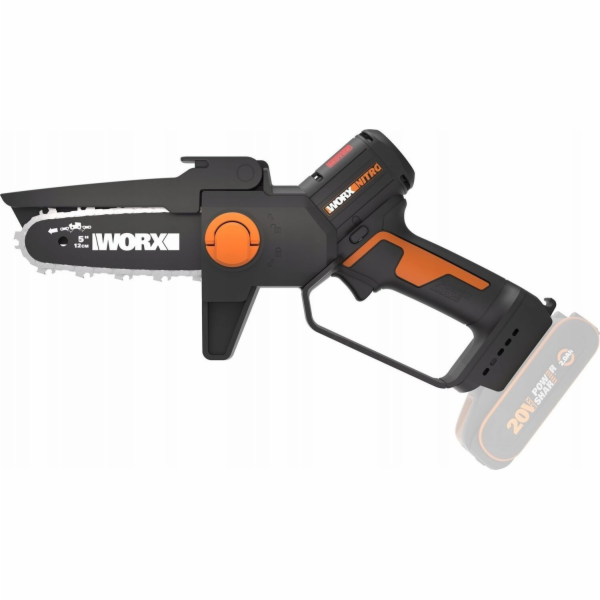 Šavlová pila Worx WG325E.9 akumulátorová mini pilka na větve