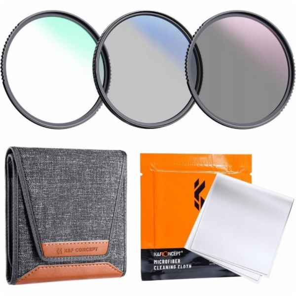 Filtr Kf Sada filtrů 4v1 Nano-k Uv Cpl Nd4 K&f 37mm / 37 ...