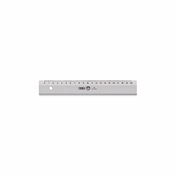 Möbius+Ruppert M+R Lineal breit 20cm rauchgrau 10 Stück