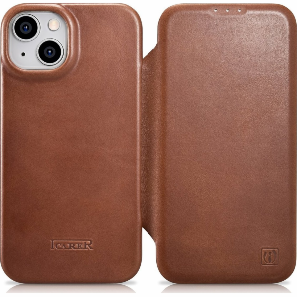 iCarer iCarer CE Oil Wax Premium Leather Folio Case iPhon...