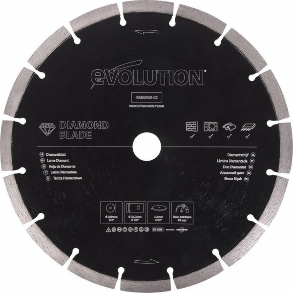 Evolution Evolution D230SEG-CS 230mm segmentový diamantov...