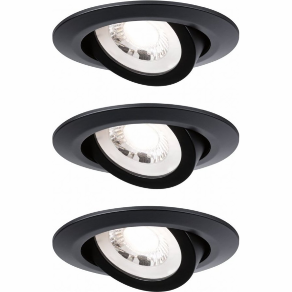 Paulmann sada LED svítidel 3x4,8W 450 lm 3000K 230V černá...