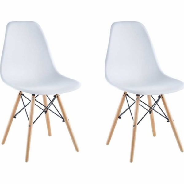 Saska Garden Chair Matera bílá sada 2 kusů Saska Garden