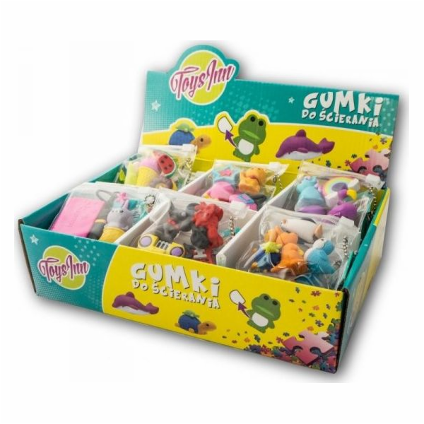 Stnux Erasers mix Displej 24 kusů