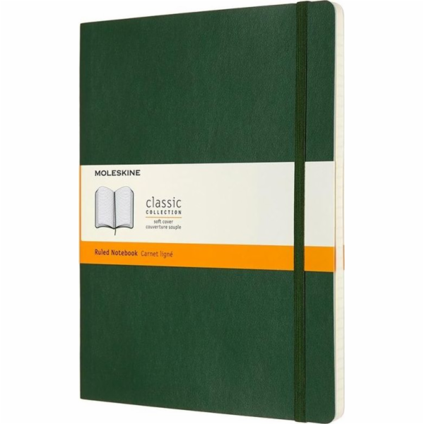 Moleskine Notes 19x25 myrtově zelených linek