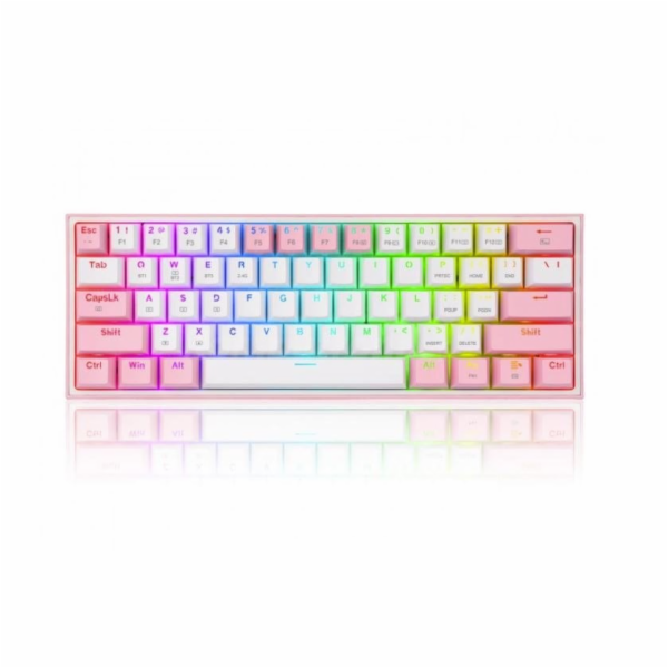 REDRAGON Klávesnice Fizz Pro K616 RGB Hotswap Box, červen...