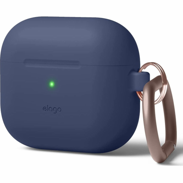 Silikonové ochranné pouzdro Elago Hang pro AirPods 3 Navy...