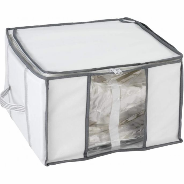 Vakuová úložná nádoba Wenko 40 cm 42L polypropylenová bíl...