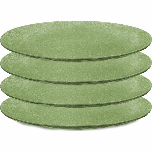Koziol Sada 4 talířů Club 260mm Nature Leaf Green 5005703