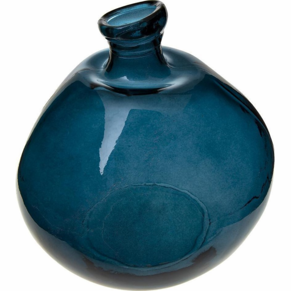 Atmosphera Dame Jeanne Vase Glass 33cm Blue