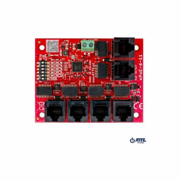 Atte SWITCH 5-PORTOVÝ POE ATTE xPoE-6-11-OF