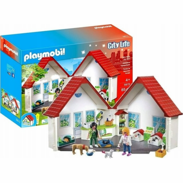 Sada figurek Playmobil City Life 71396 Mobile Pet Shop