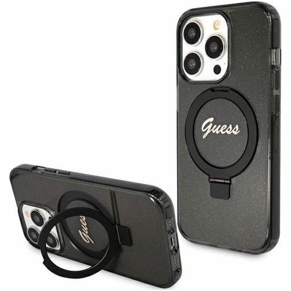 Guess Guess GUHMP15XHRSGSK iPhone 15 Pro Max 6.7 černo/če...