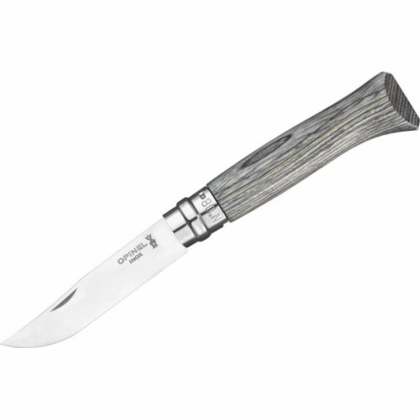 Nůž Opinel Opinel Inox Laminovaný šedý přírodní 08