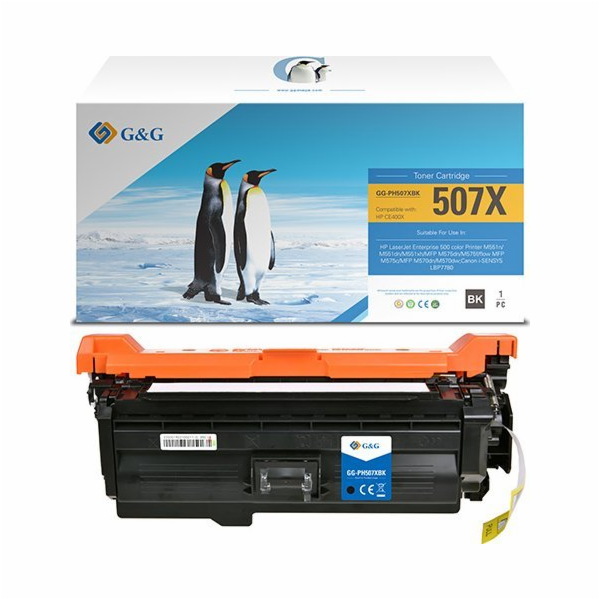 G&G toner G&G kompatibilní toner s HP CE400X, NT-PH507XBK...