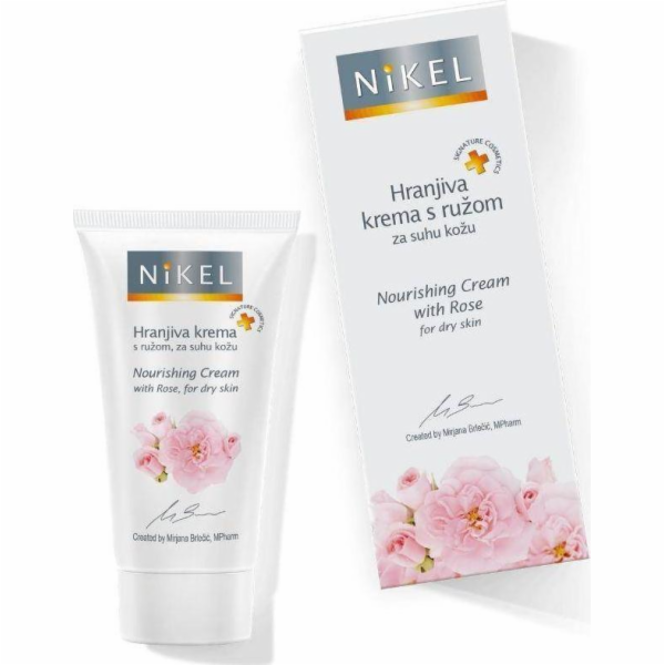 Nikel NIKEL, Výživný krém na obličej s růží, 50 ml