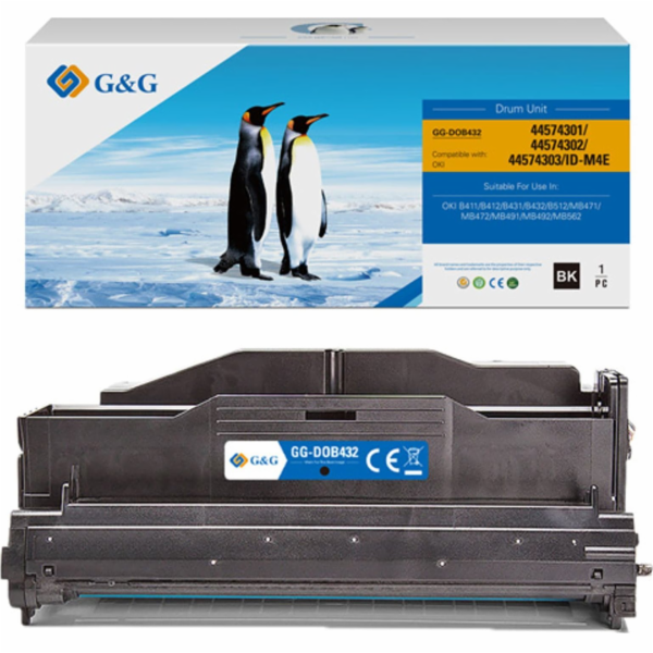 G&G G&G kompatibilní buben s 44574302, černý, 25000s