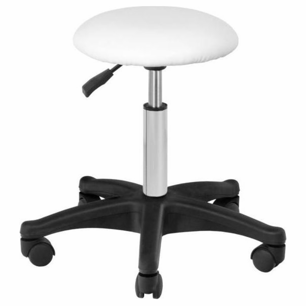 Activeshop Kosmetická taburetka AM-312 bílá univerzální