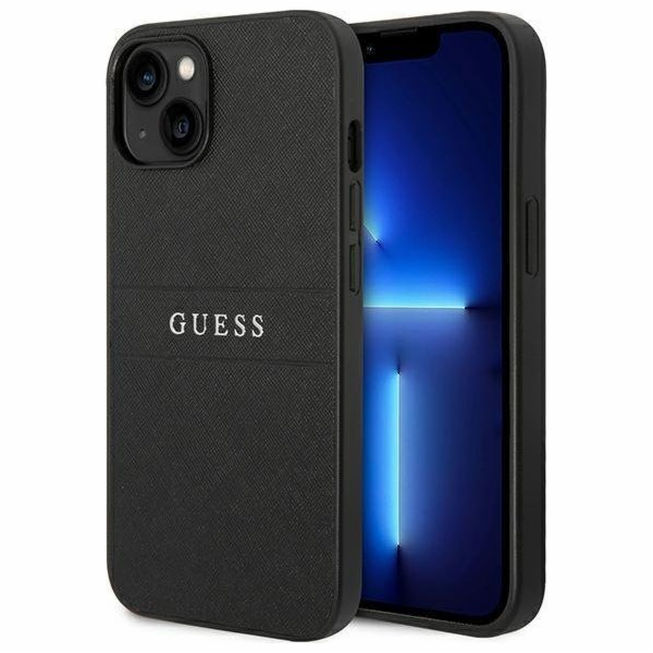 Proužky s kovovým logem Guess Guess Saffiano – pouzdro na...