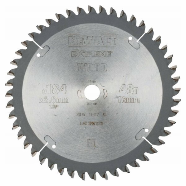 Dewalt DEWALT Přenosný pilový kotouč (184x16mm, 48 zubů) ...