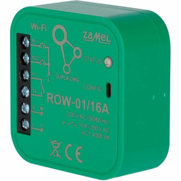 Zamel Supla - 1-kanálový Wi-Fi box přijímač ROW-01/16A