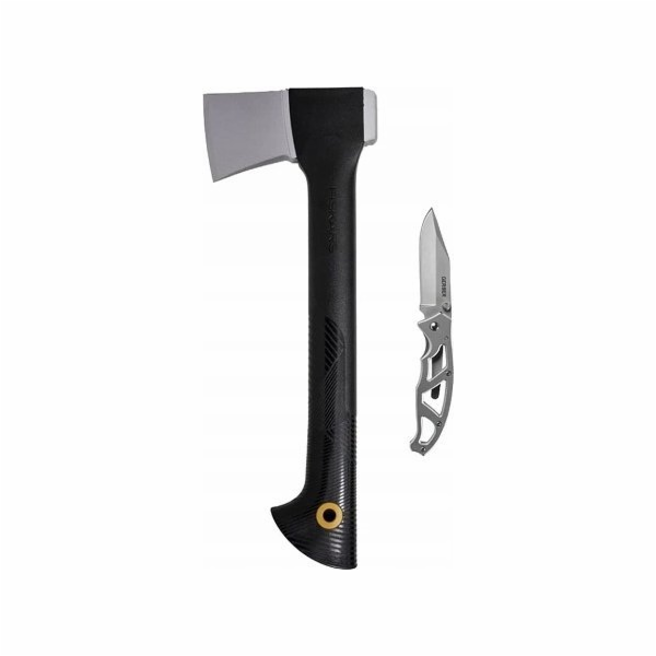 Fiskars AX + SKLÁDACÍ NŮŽ GERBER FISKARS