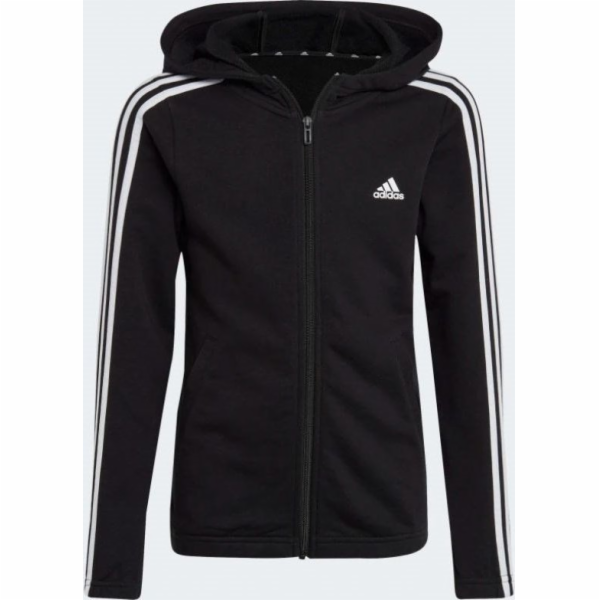 Mikina Adidas adidas Essentials 3 Stripes s kapucí na zip...